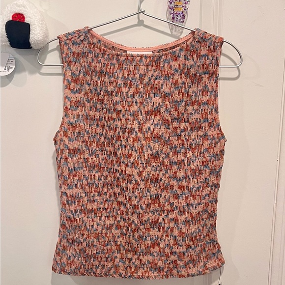 Reformation Dusk Knit Top Size S Cotton Candy multi, discontinued seasonal color - Picture 2 of 6